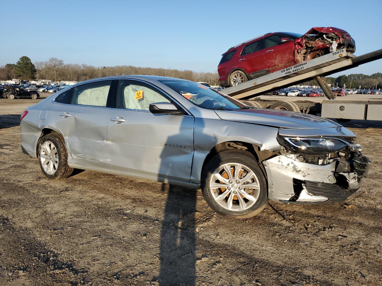 2021 Chevrolet Malibu VIN 1G1ZD5ST3MF066697 Copart auction photo, all over damage thumbnail 4