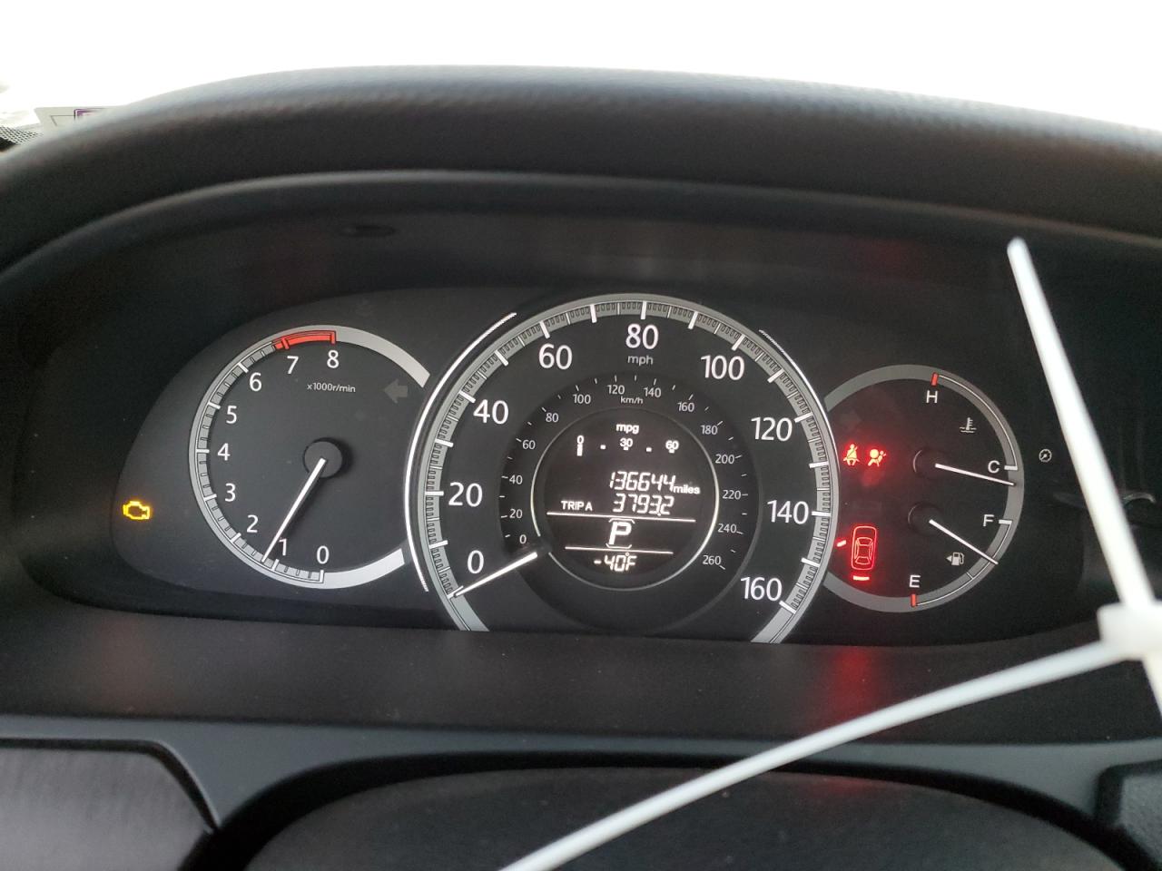 2014 Honda Accord VIN 1HGCR3F80EA035562 Copart auction photo, front end damage thumbnail 9