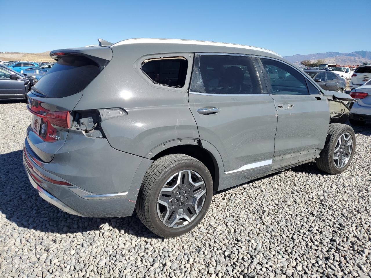 2021 Hyundai Santa Fe VIN 5NMS5DAL7MH317368 Copart auction photo, front end damage thumbnail 3