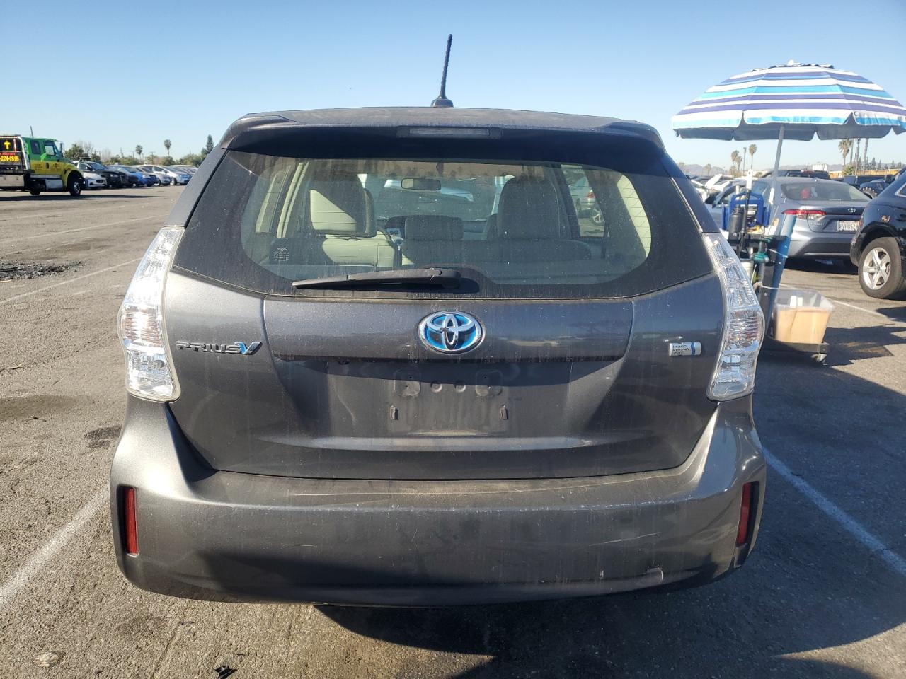 2012 Toyota Prius VIN JTDZN3EU8C3079863 Copart auction photo, side damage thumbnail 7