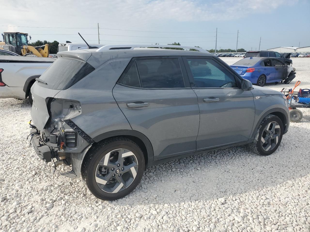 2023 Hyundai Venue VIN KMHRC8A38PU233225 Copart auction photo, rear end damage thumbnail 3