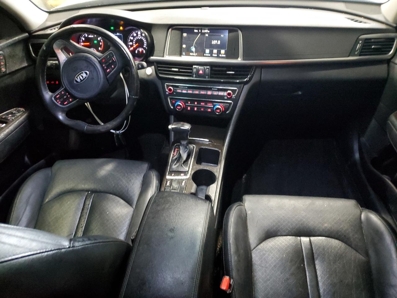 2016 KIA Optima VIN 5XXGU4L31GG055615 Copart auction photo, front end damage thumbnail 8