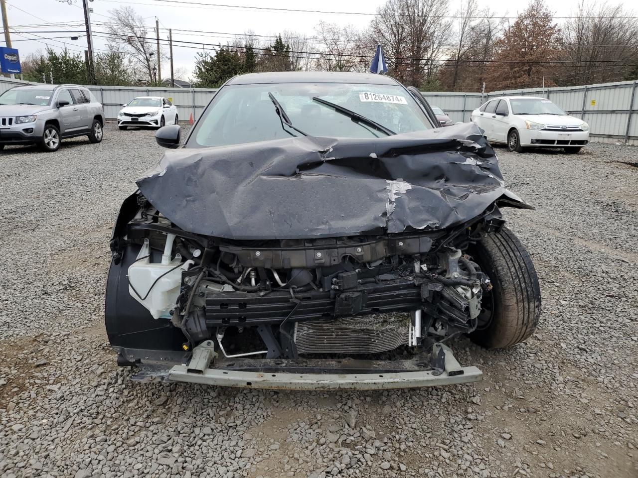2021 Nissan Sentra VIN 3N1AB8CV3MY253946 Copart auction photo, front end / side damage thumbnail 5