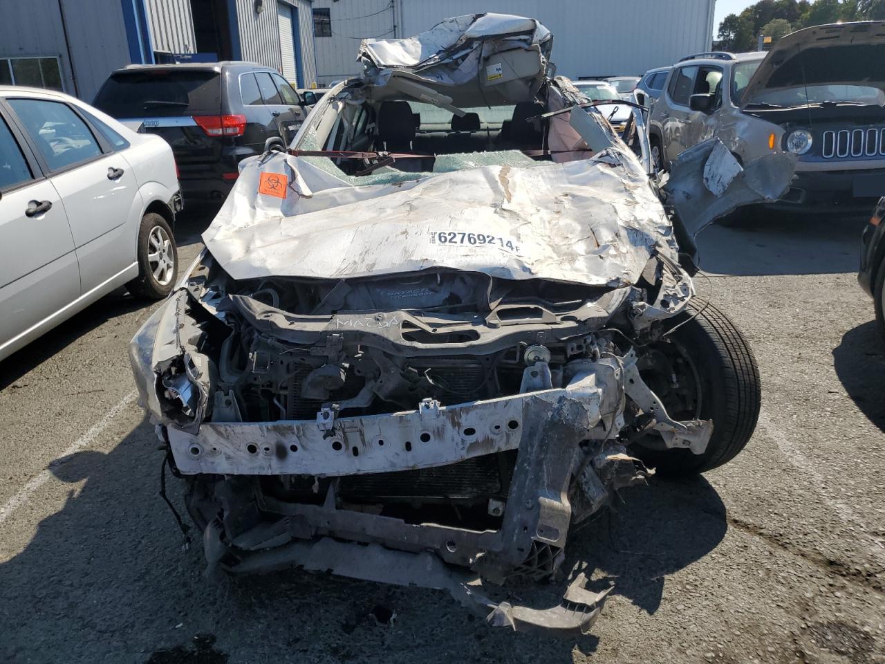 2017 Mazda 3 VIN 3MZBN1U75HM106215 Copart auction photo, all over / minor dent/scratches damage thumbnail 6