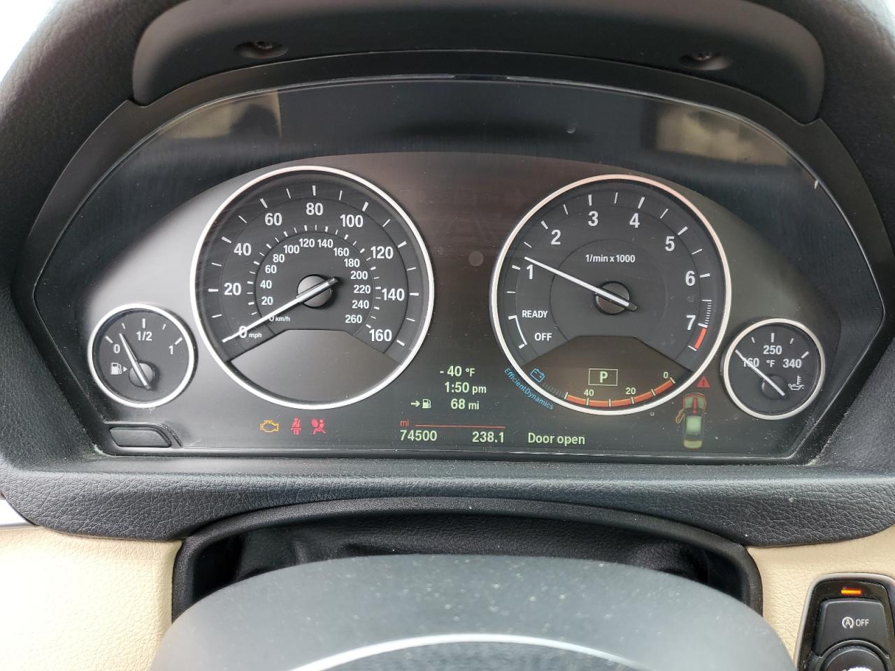 2014 BMW 3er VIN WBA3C1C54EK108373 Copart auction photo, front end damage thumbnail 9