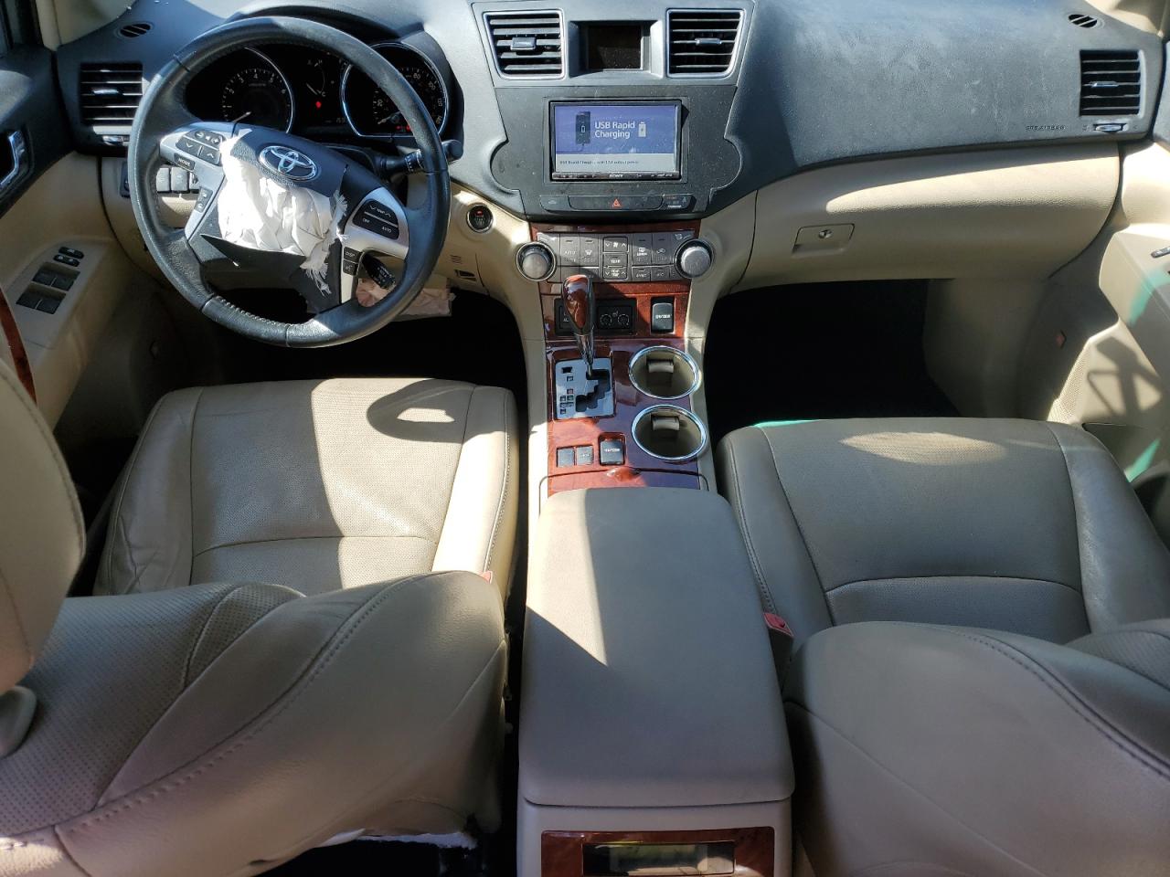 2012 Toyota Highlander VIN 5TDYK3EH5CS081740 Copart auction photo, front end damage thumbnail 8