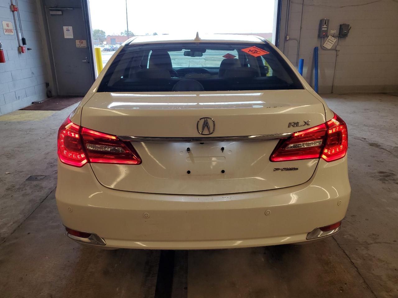 2014 Acura RLX VIN JH4KC1F96EC800303 Copart auction photo, front end / minor dent/scratches damage thumbnail 6