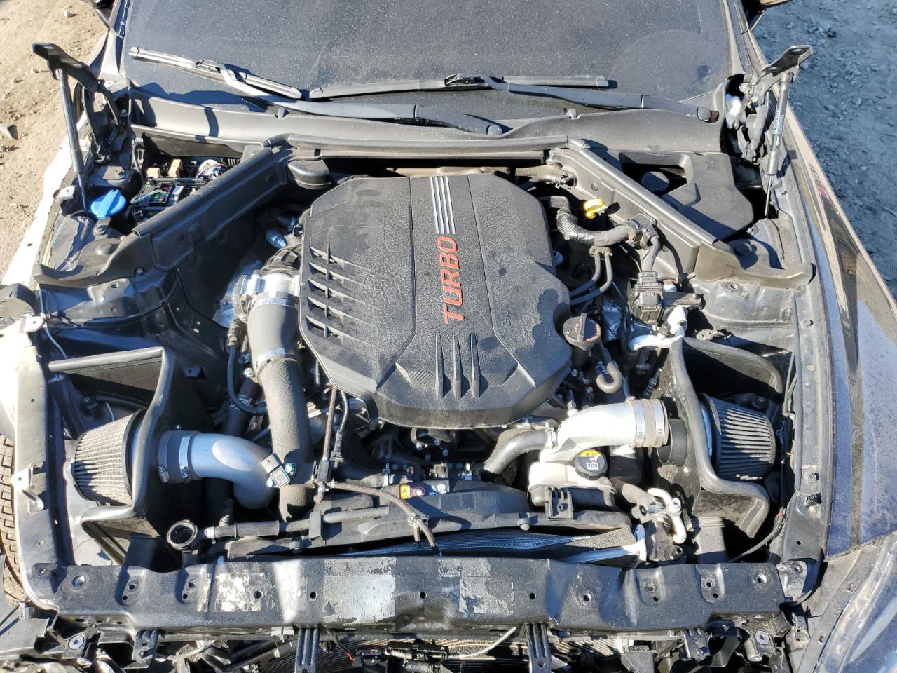 2022 KIA Stinger VIN KNAE45LC7N6108212 Copart auction photo, front end damage thumbnail 11