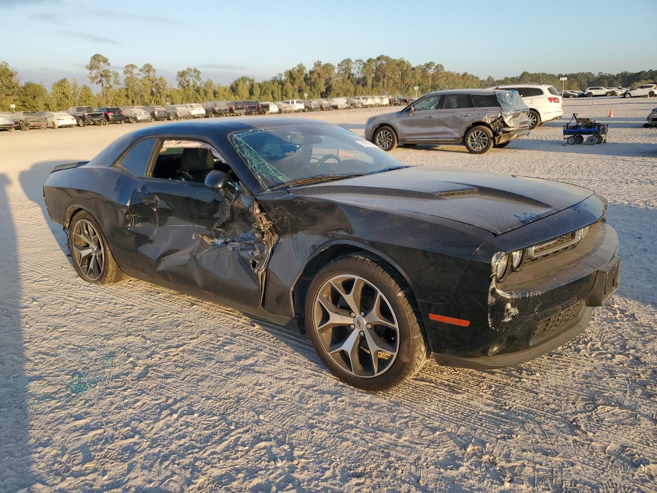 2017 Dodge Challenger VIN 2C3CDZAG1HH626170 Copart auction photo, side damage thumbnail 4