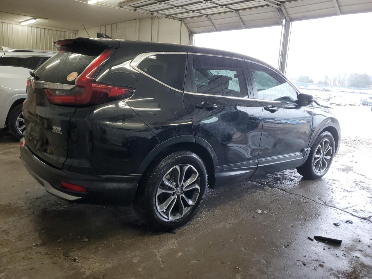 2021 Honda CR-V VIN 7FARW1H59ME022778 Copart auction photo, front end / top/roof damage thumbnail 3