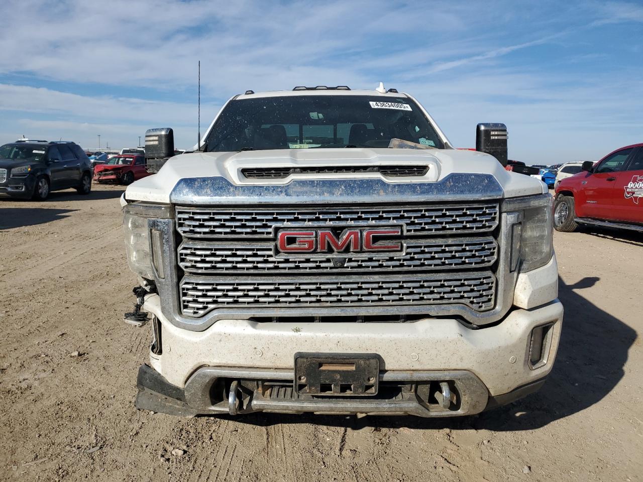 2022 GMC Sierra VIN 1GT49REY1NF150584 Copart auction photo, front end damage thumbnail 5