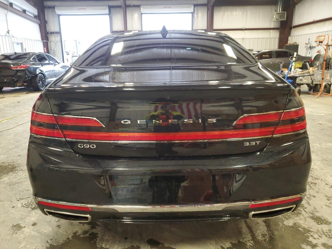 2020 Genesis G90 VIN KMTF34PA8LU081156 Copart auction photo, front end damage thumbnail 6