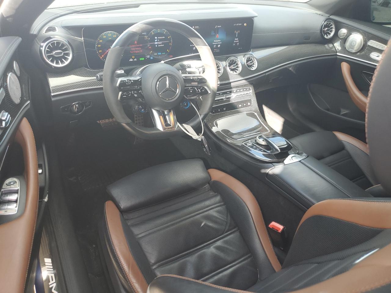 2021 Mercedes-Benz E-klasse VIN W1K1K6BB0MF164664 Copart auction photo, front end / side damage thumbnail 8