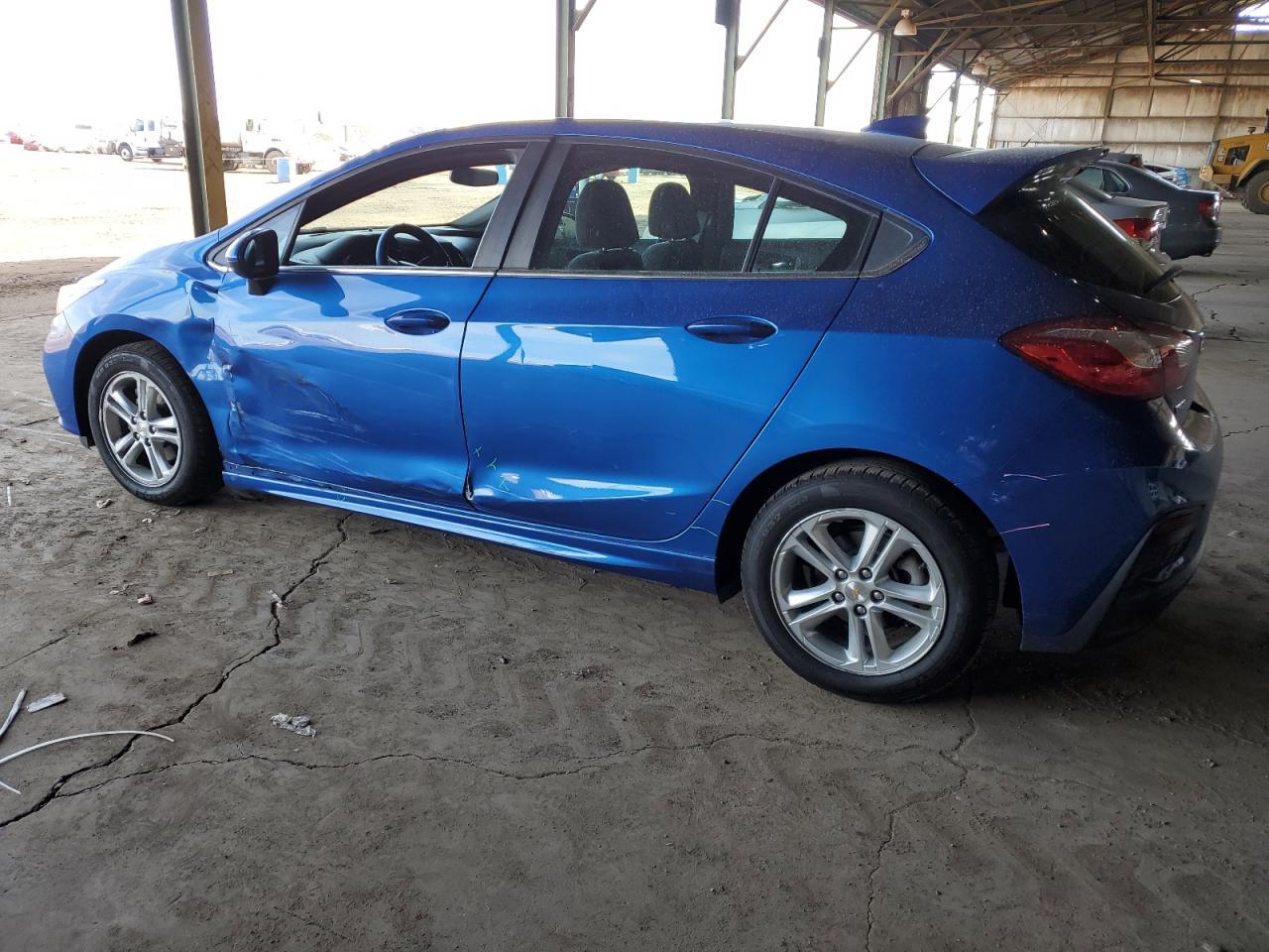 2017 Chevrolet Cruze VIN 3G1BE6SM5HS583272 Copart auction photo, side / front end damage thumbnail 2