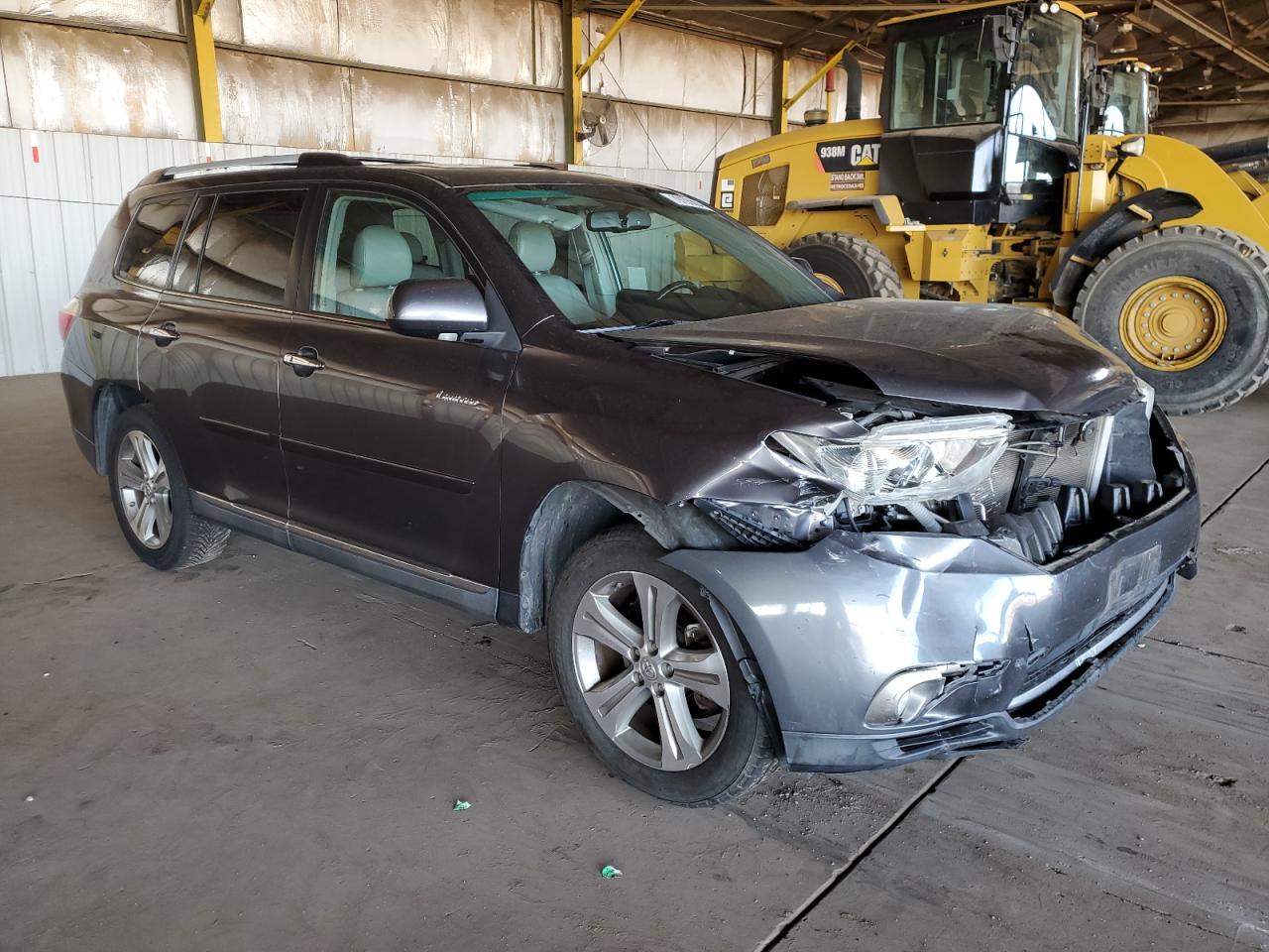 2012 Toyota Highlander VIN 5TDYK3EH5CS065506 Copart auction photo, front end damage thumbnail 4