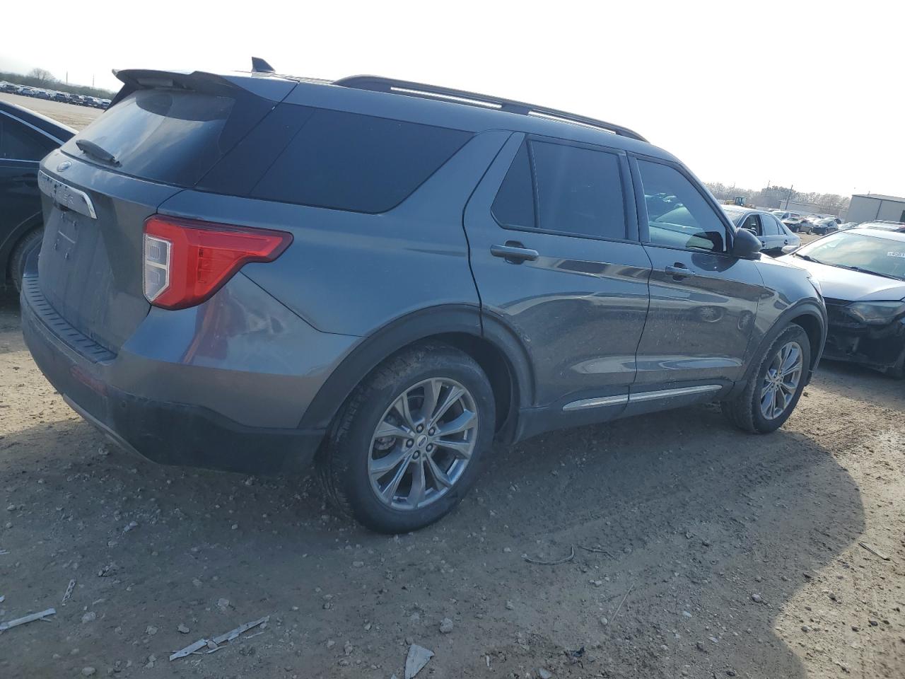 2023 Ford Explorer VIN 1FMSK7DH9PGA28744 Copart auction photo, front end / mechanical damage thumbnail 3