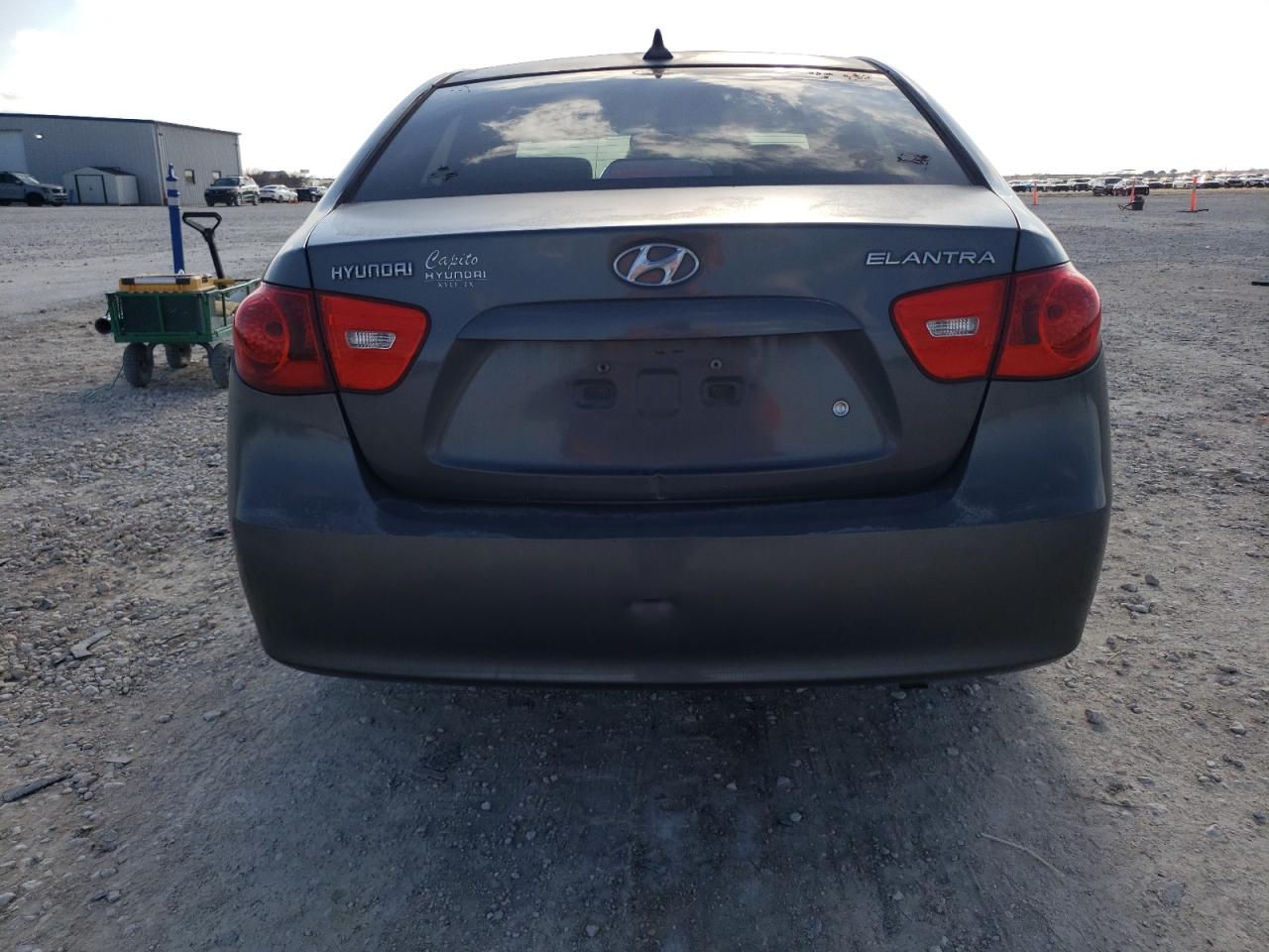 2009 Hyundai Elantra VIN KMHDU46D29U662459 Copart auction photo, mechanical damage thumbnail 6