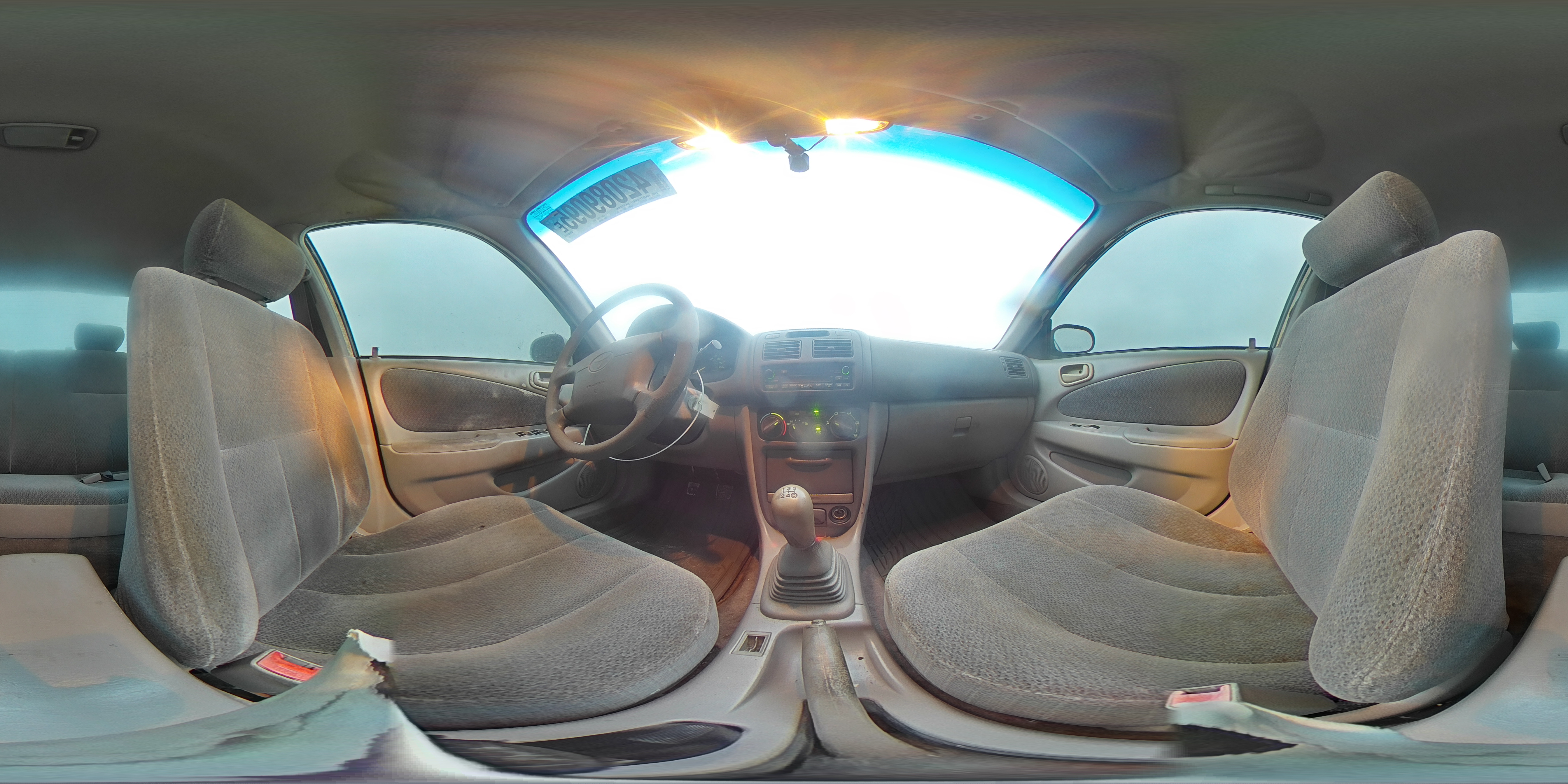 2002 Toyota Corolla VIN 2T1BR12EX2C534192 Copart auction photo, all over / mechanical damage thumbnail 13