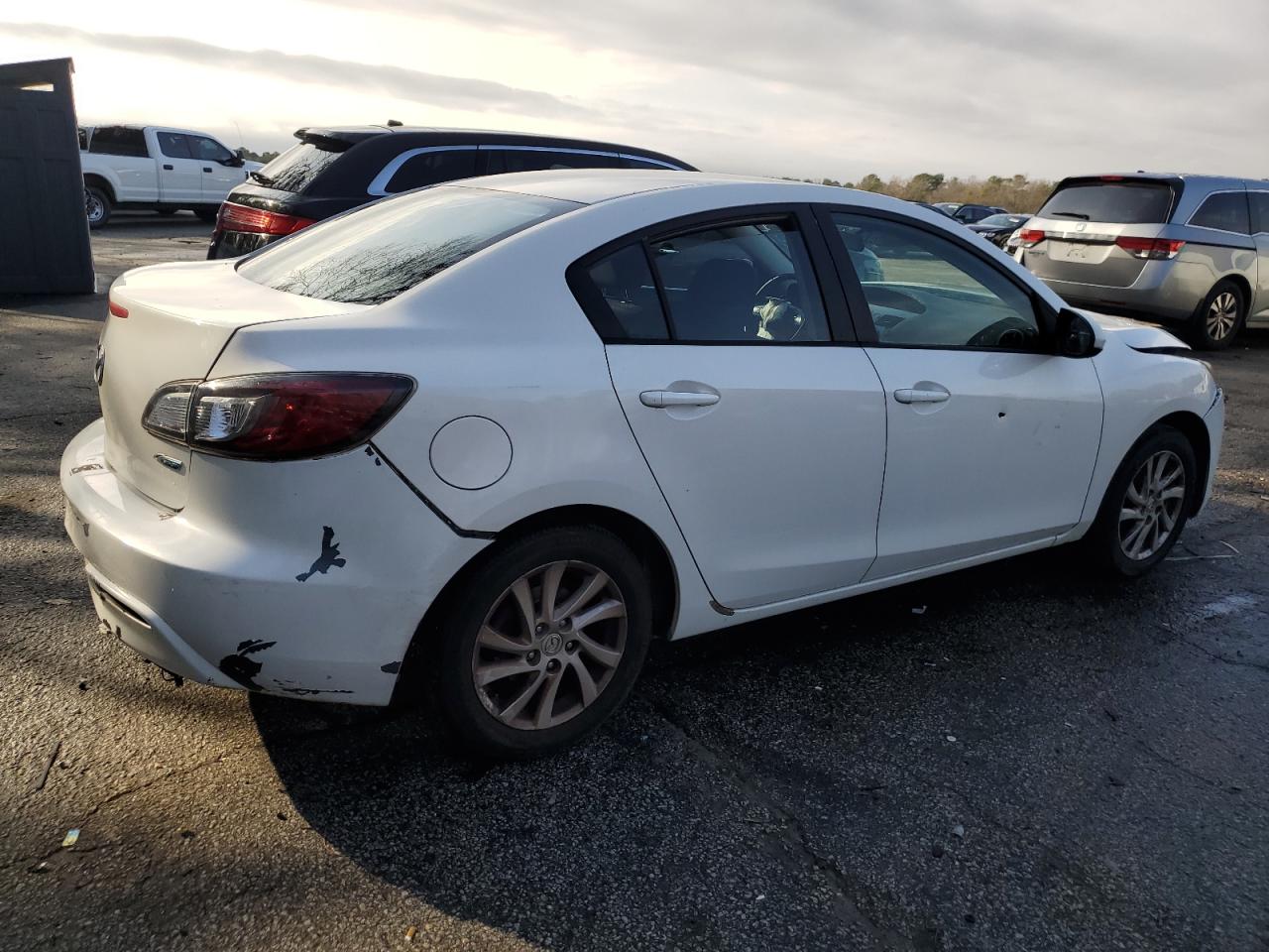 2012 Mazda 3 VIN JM1BL1V74C1601034 Copart auction photo, front end damage thumbnail 3