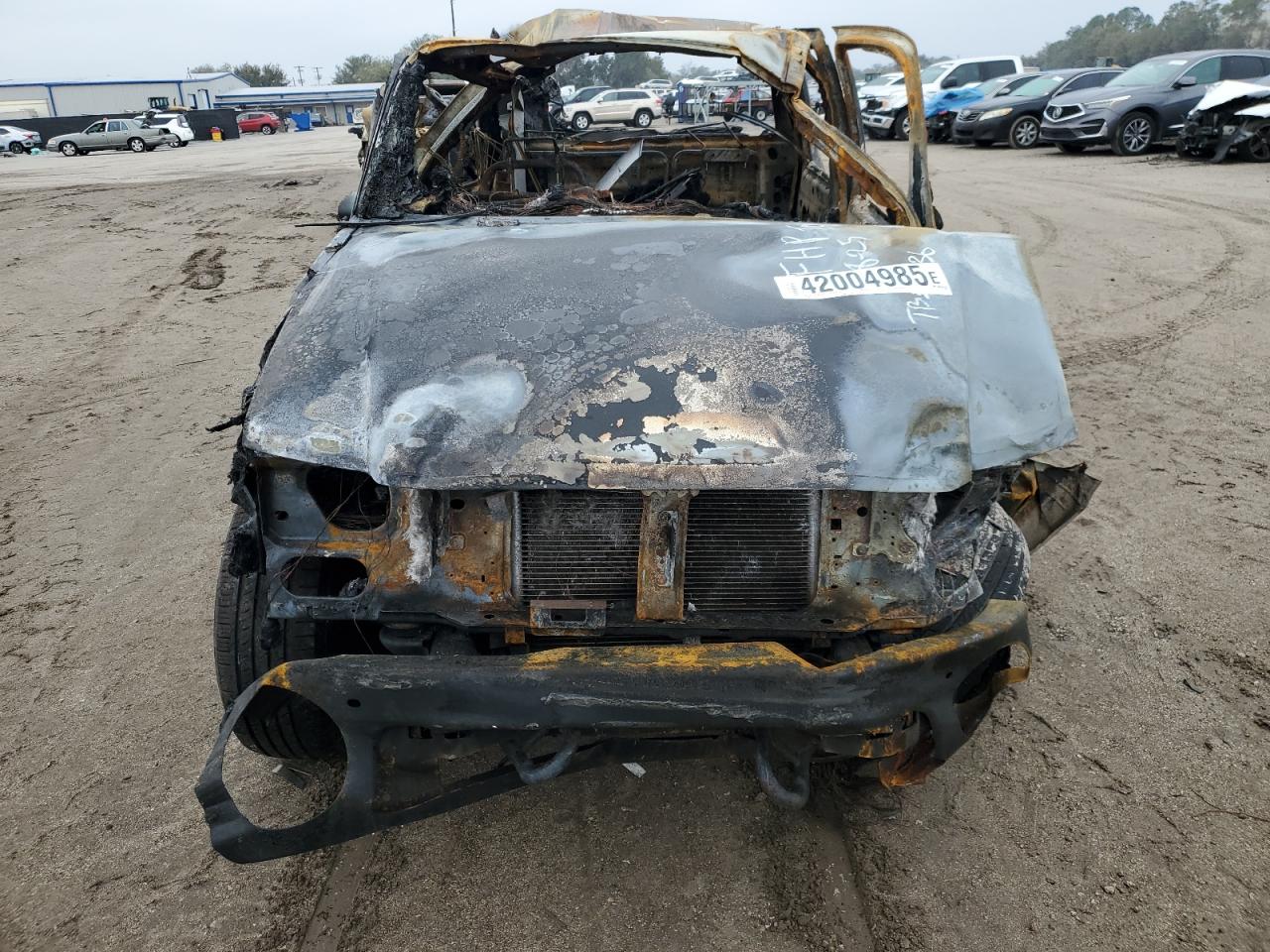 2002 Ford Explorer VIN 1FMZU77E92UD26747 Copart auction photo, burn damage thumbnail 5