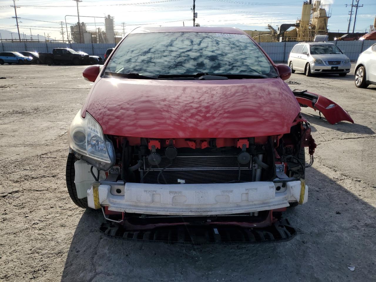 2015 Toyota Prius VIN JTDKN3DU6F0403496 Copart auction photo, vandalism / front end damage thumbnail 5