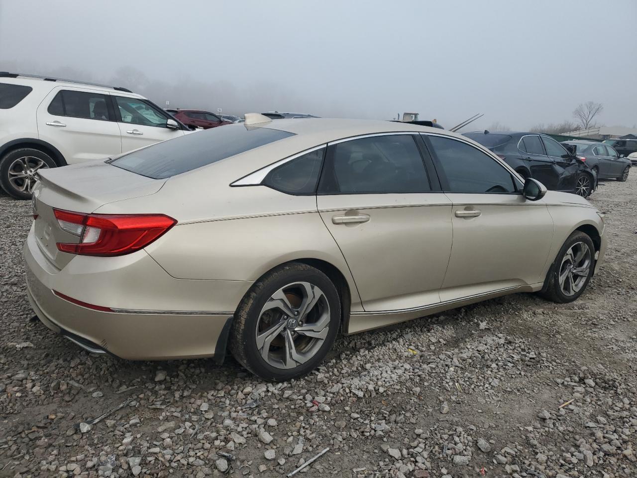 2018 Honda Accord VIN 1HGCV1F56JA080408 Copart auction photo, rear end damage thumbnail 3
