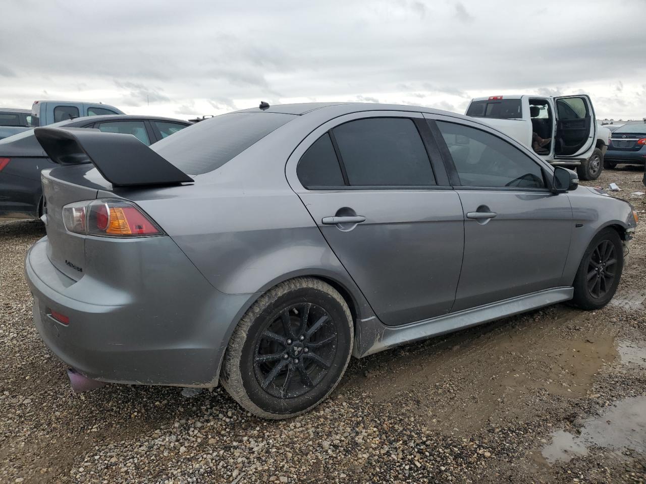 2017 Mitsubishi Lancer VIN JA32U2FU6HU016144 Copart auction photo, front end / side damage thumbnail 3
