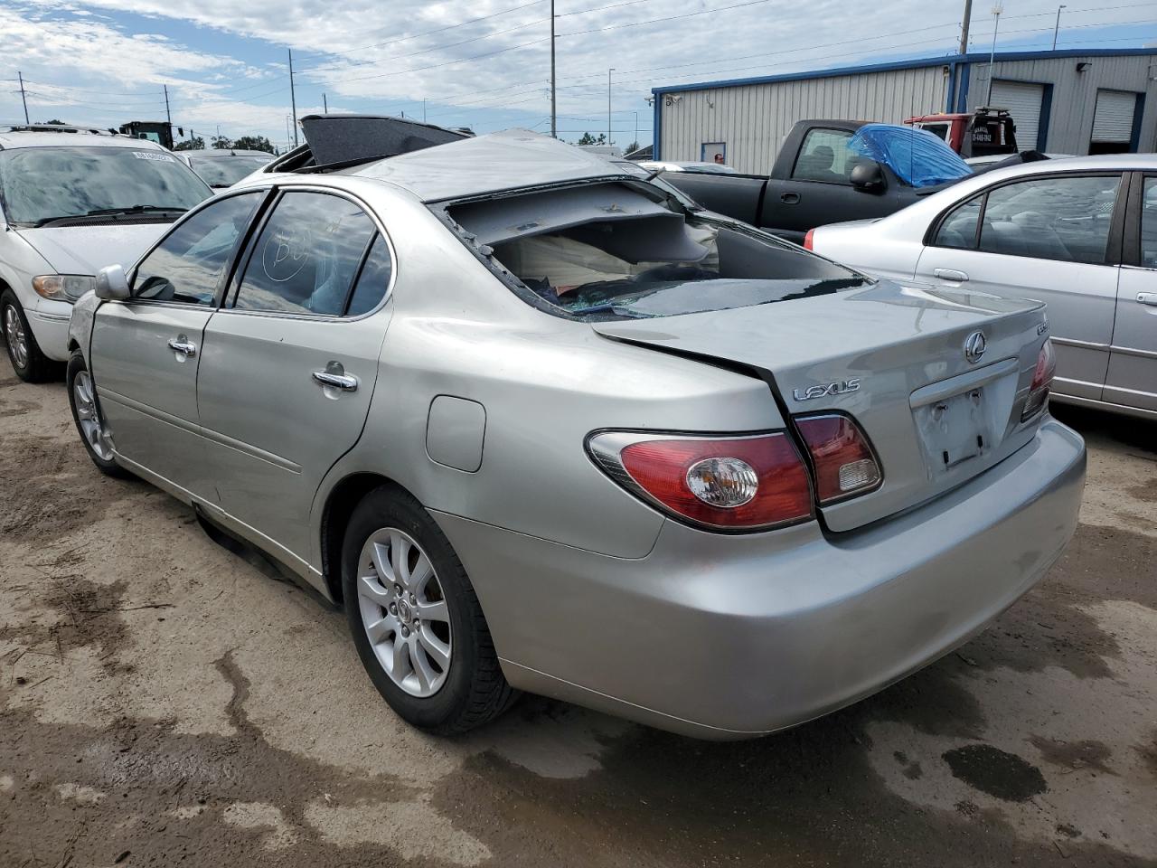 2004 Lexus ES VIN JTHBA30G145027896 Copart auction photo, all over damage thumbnail 2