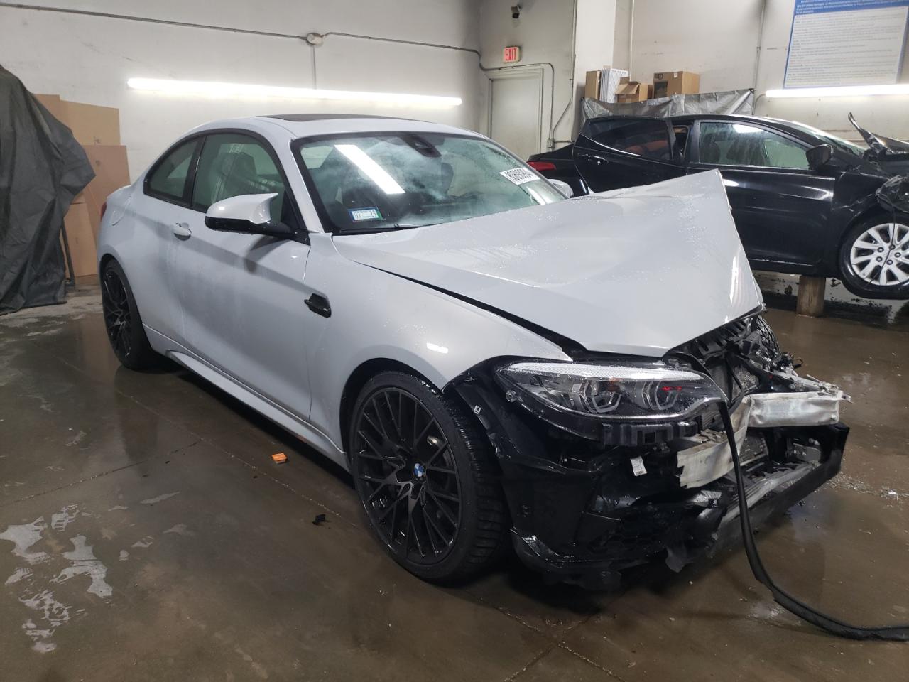 2020 BMW M2 VIN WBS2U7C09L7E14791 Copart auction photo, front end damage thumbnail 4