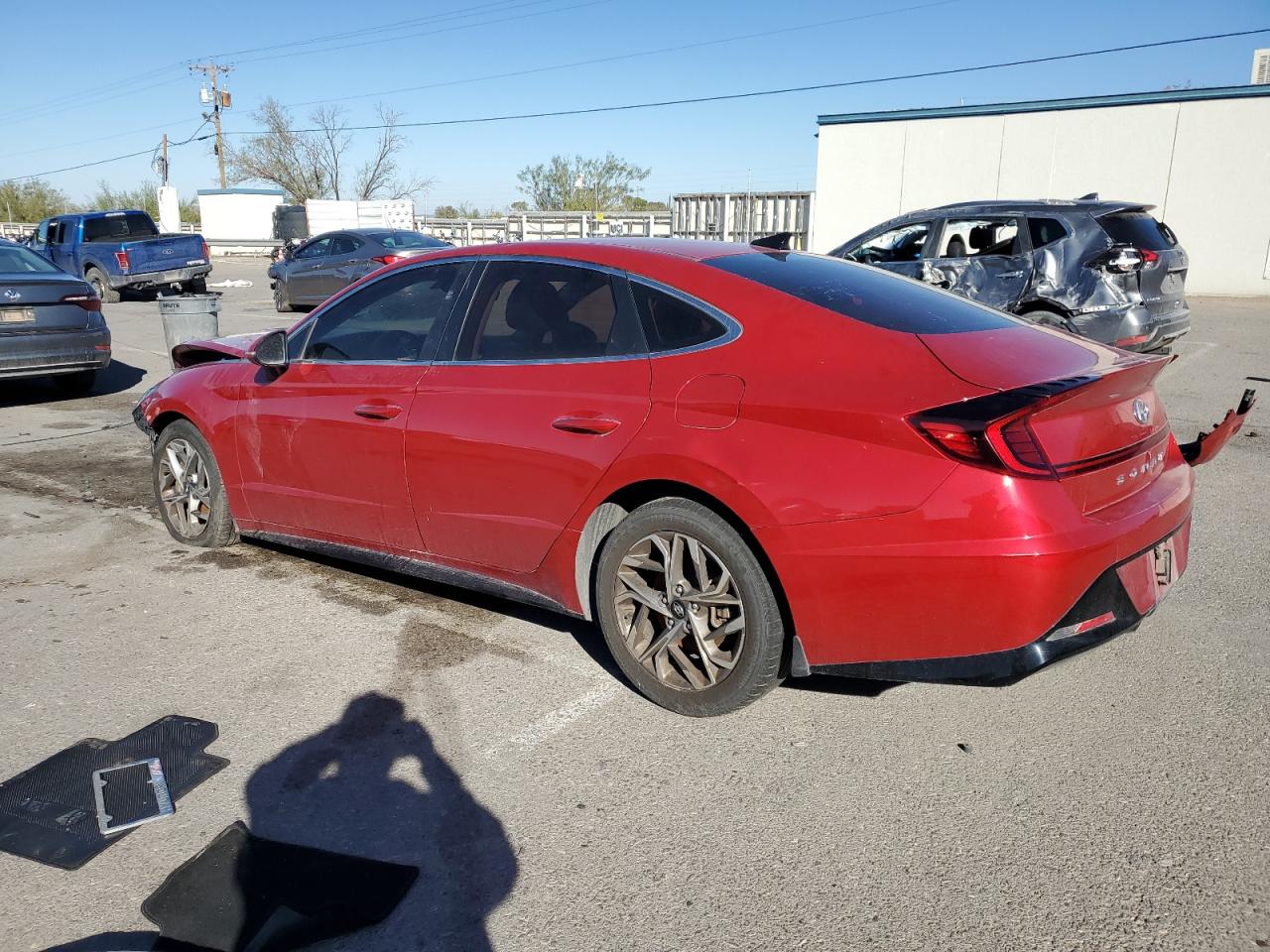 2020 Hyundai Sonata VIN 5NPEF4JA5LH051004 Copart auction photo, front end damage thumbnail 2