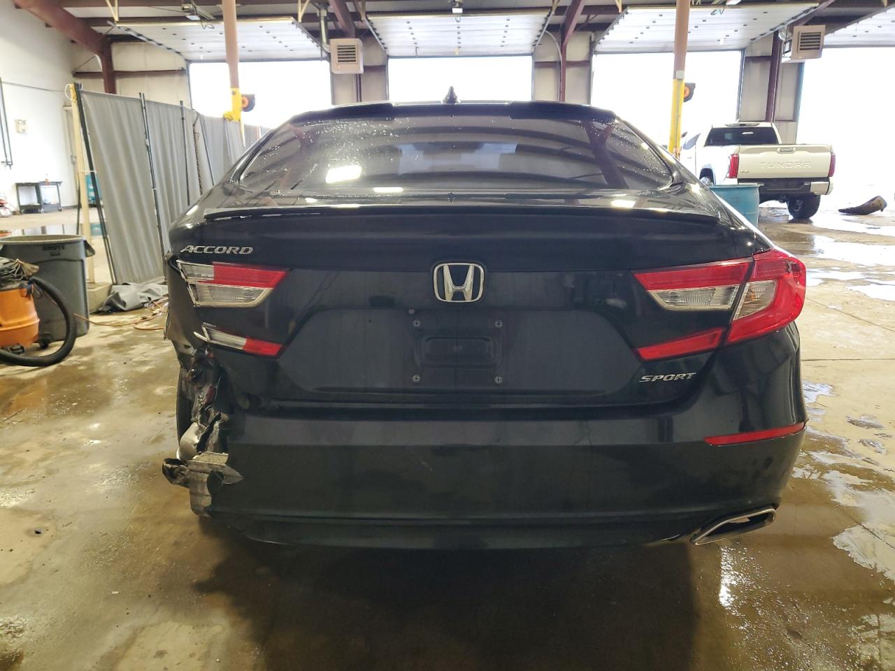 2018 Honda Accord VIN 1HGCV1F34JA087694 Copart auction photo, rear end / side damage thumbnail 6