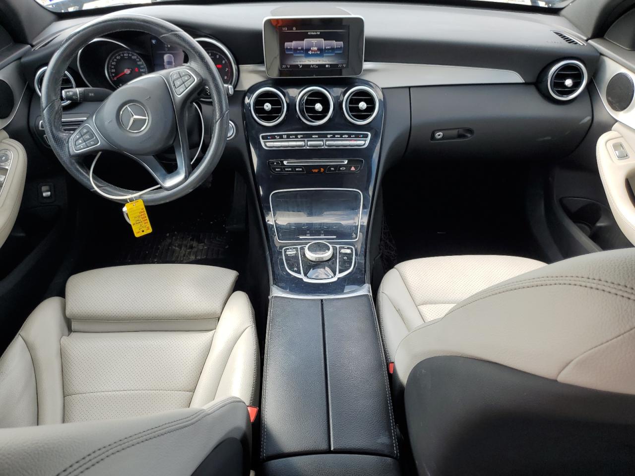 2018 Mercedes-Benz C-klasse VIN 55SWF4JB4JU237107 Copart auction photo, front end damage thumbnail 8