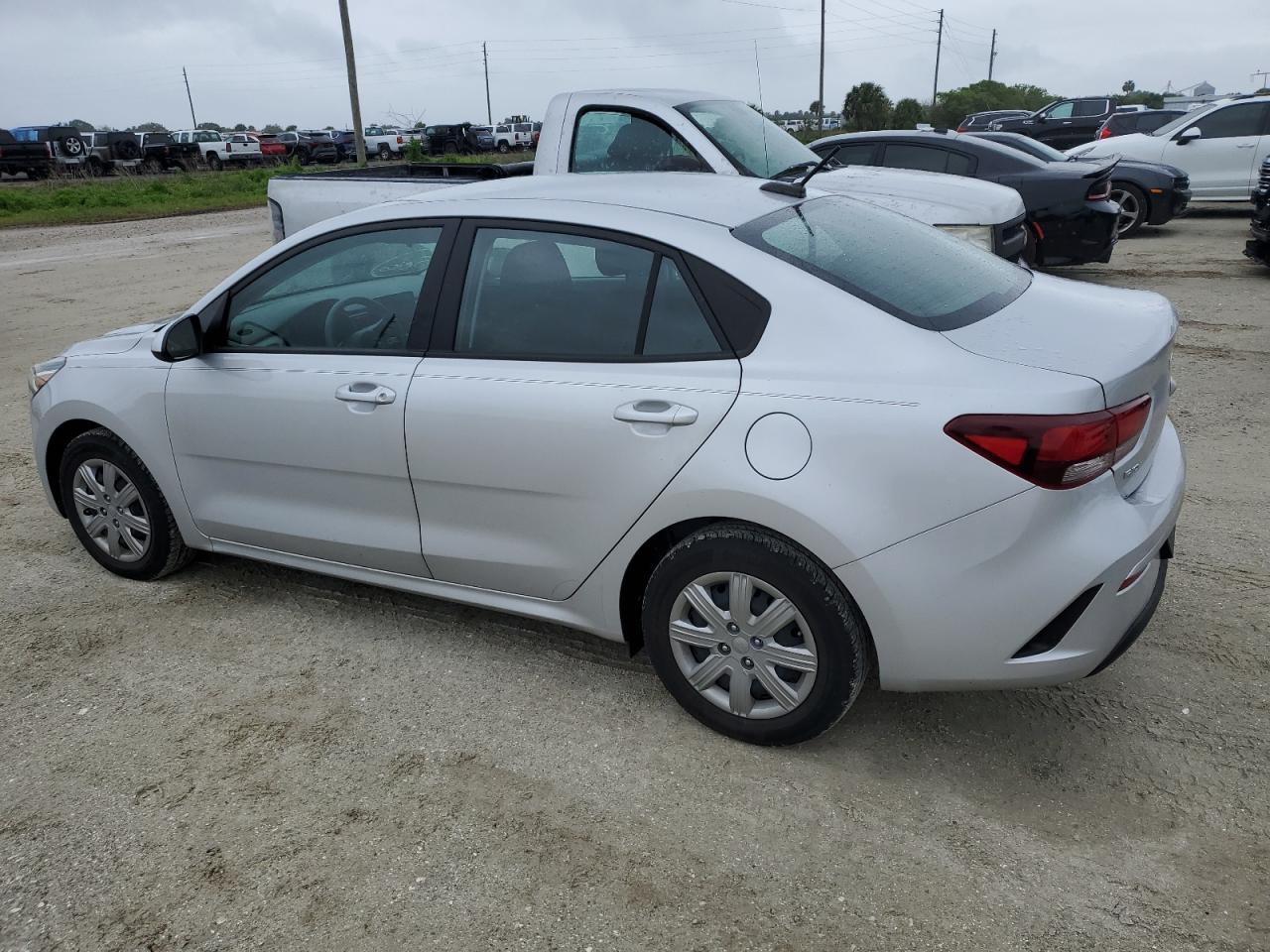2022 KIA Rio VIN 3KPA24AD6NE506244 Copart auction photo, water/flood damage thumbnail 2