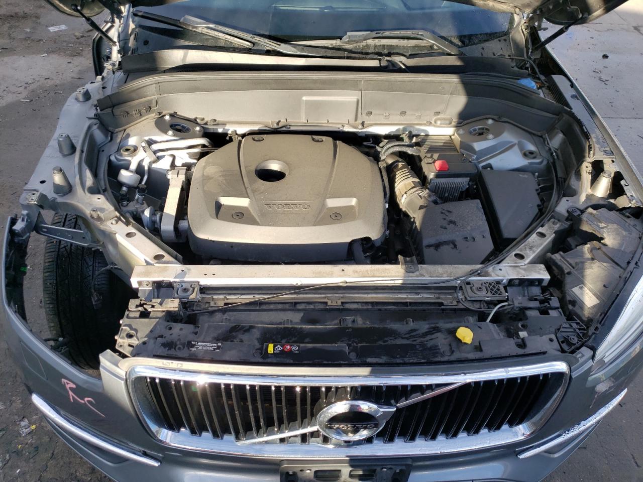 2019 Volvo XC90 VIN YV4A22PK0K1502406 Copart auction photo, side / front end damage thumbnail 12