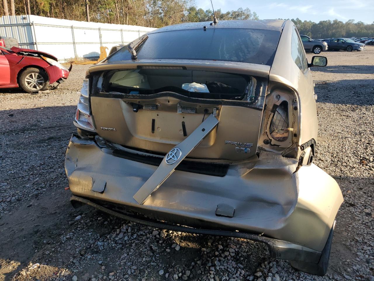 2006 Toyota Prius VIN JTDKB20U167526428 Copart auction photo, rear end / front end damage thumbnail 6