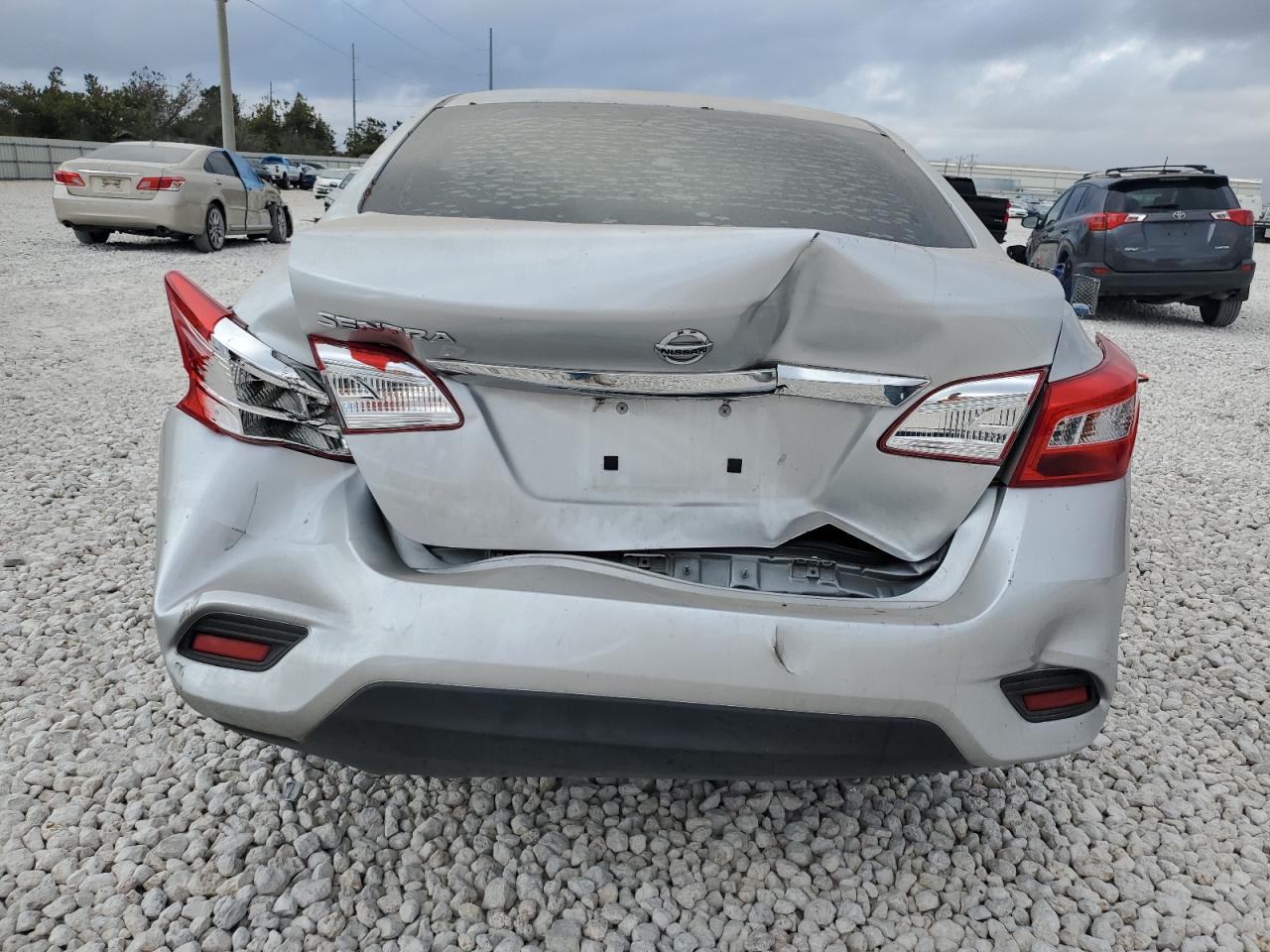 2019 Nissan Sentra VIN 3N1AB7AP5KY336130 Copart auction photo, rear end damage thumbnail 6