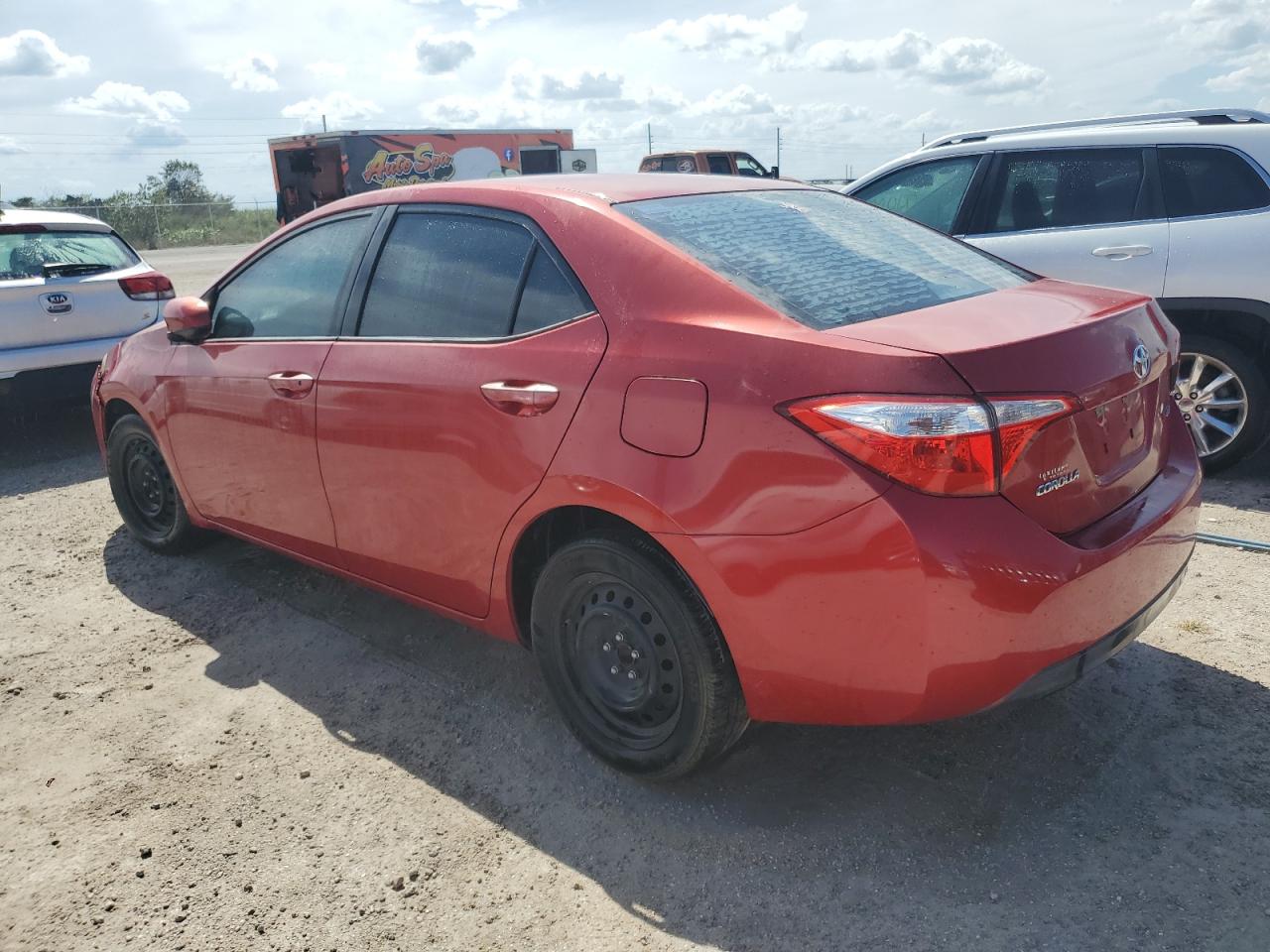 2015 Toyota Corolla VIN 5YFBURHE3FP249506 Copart auction photo, water/flood damage thumbnail 2
