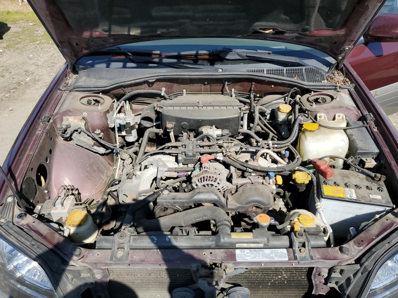 2001 Subaru Legacy VIN 4S3BH686617678600 Copart auction photo, minor dent/scratches damage thumbnail 11