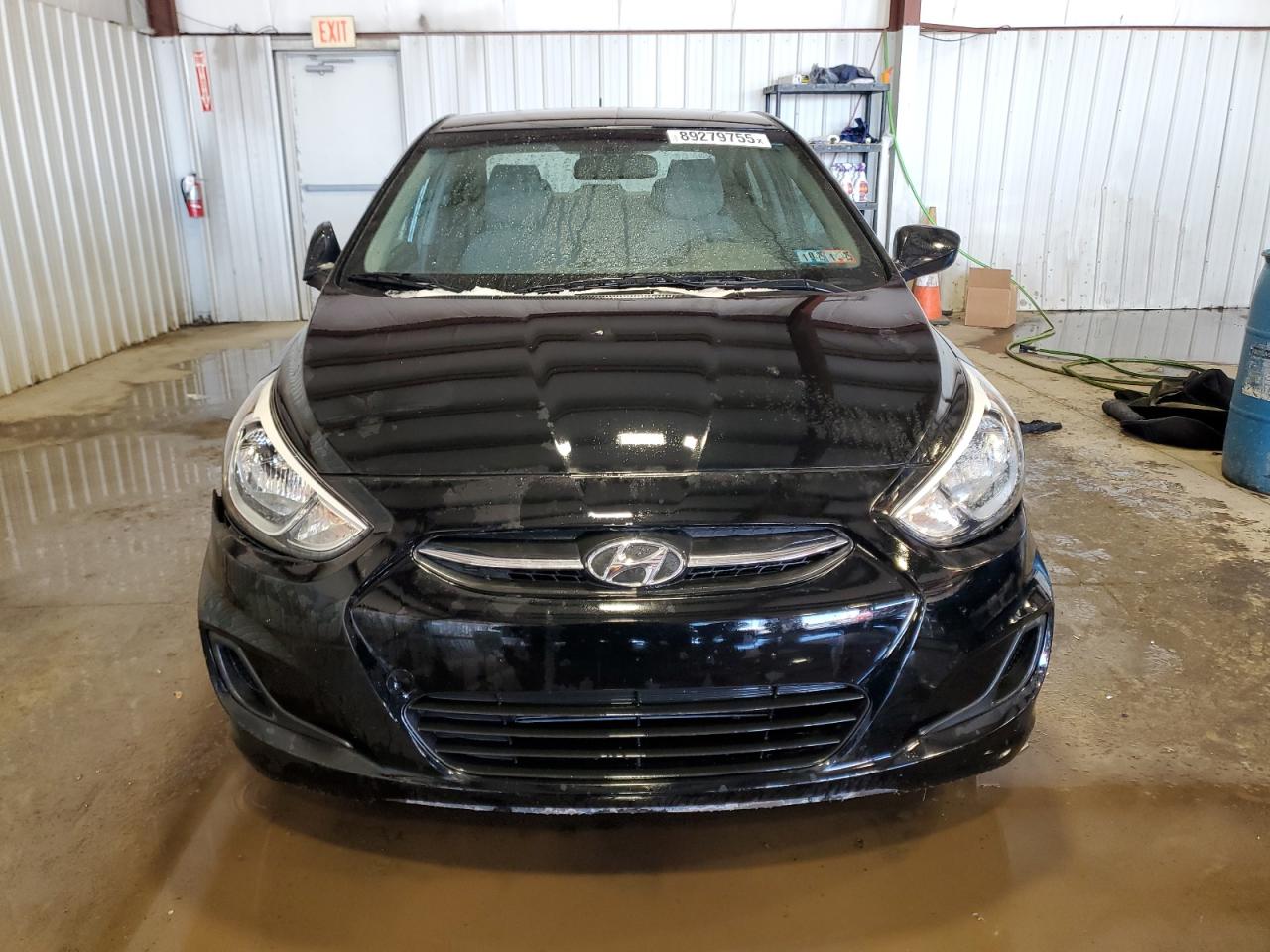 2016 Hyundai Accent VIN KMHCT4AE0GU165342 Copart auction photo, side / front end damage thumbnail 5