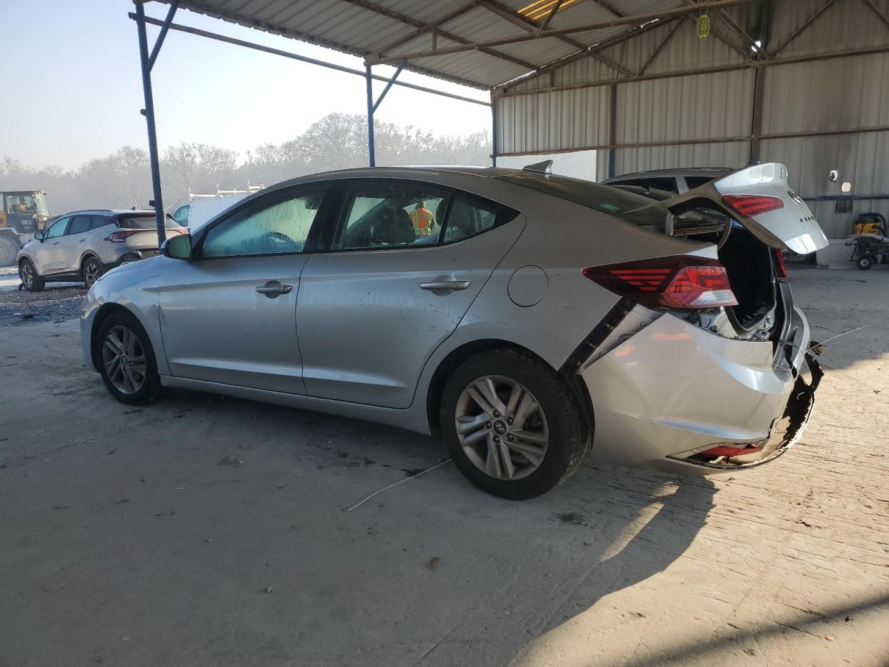 2020 Hyundai Elantra VIN 5NPD84LF5LH622800 Copart auction photo, rear end damage thumbnail 2