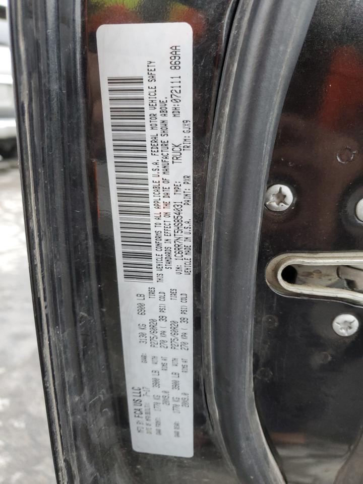 2017 RAM 1500 VIN 1C6RR7NT5HS854031 Copart auction photo, front end / side damage thumbnail 12