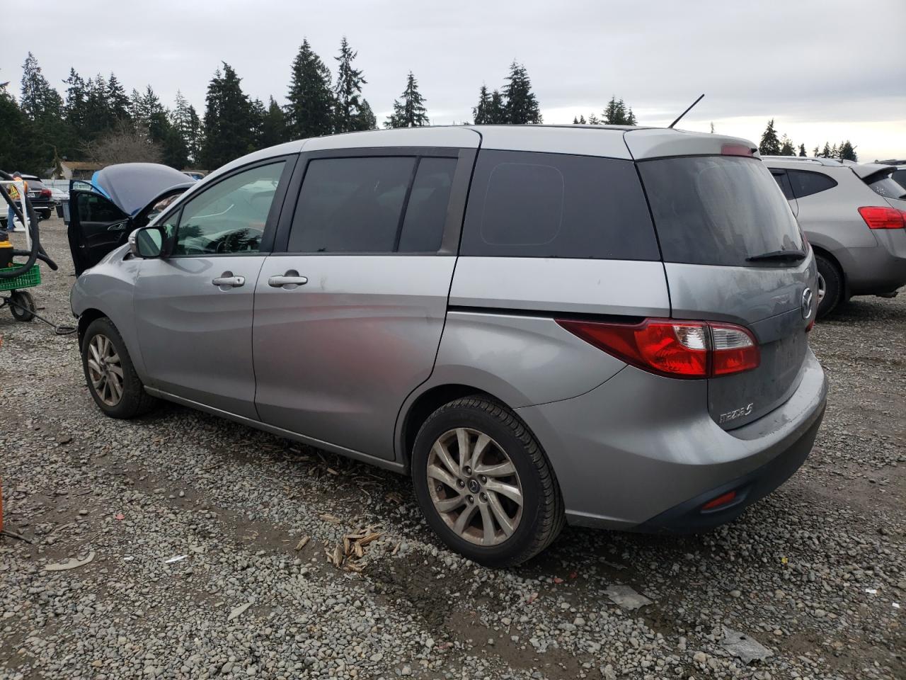 2014 Mazda 5 VIN JM1CW2BL4E0172876 Copart auction photo, front end damage thumbnail 2