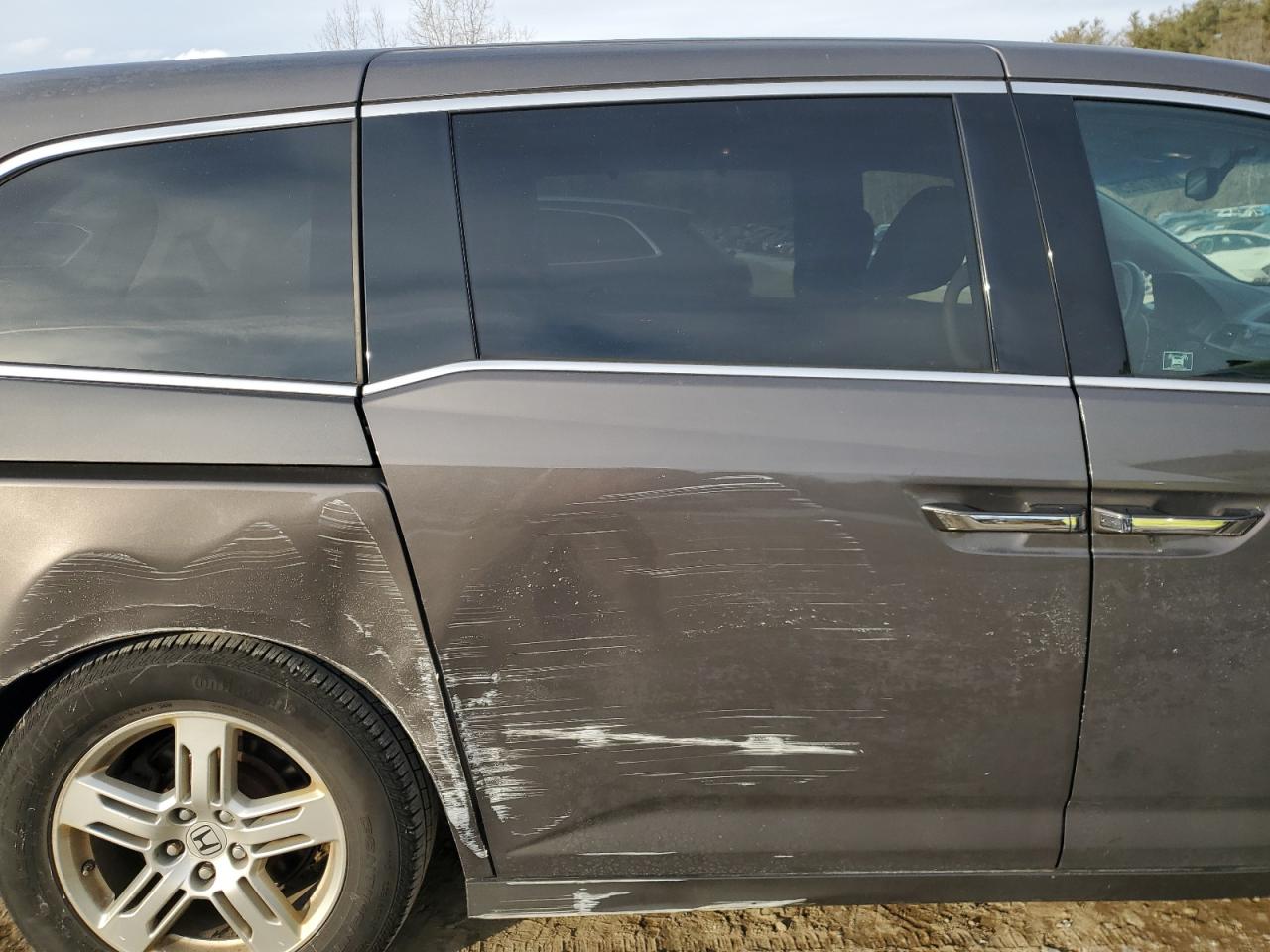 2012 Honda Odyssey VIN 5FNRL5H9XCB048495 Copart auction photo, side damage thumbnail 11