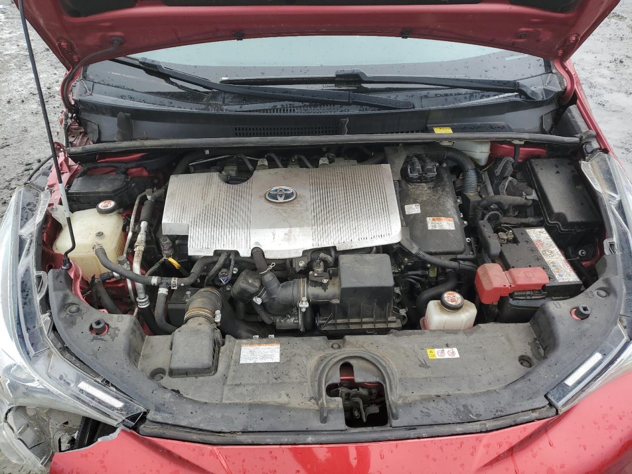 2017 Toyota Prius VIN JTDKARFU0H3051254 Copart auction photo, all over damage thumbnail 11