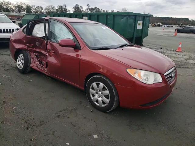 2008 Hyundai Elantra VIN KMHDU46DX8U521475 Copart auction photo, side damage thumbnail 10