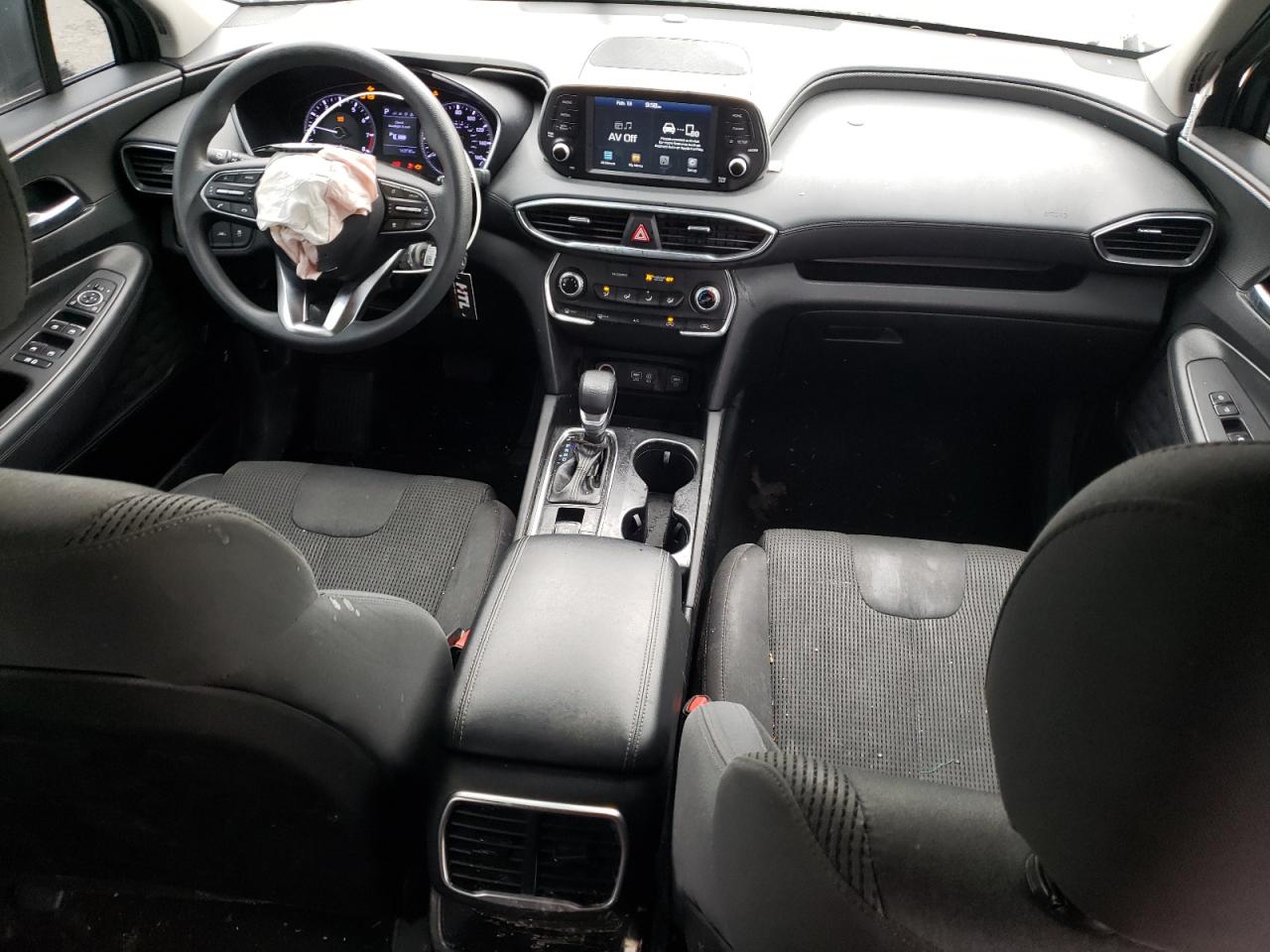 2019 Hyundai Santa Fe VIN 5NMS23AD5KH077942 Copart auction photo, front end / undercarriage damage thumbnail 8