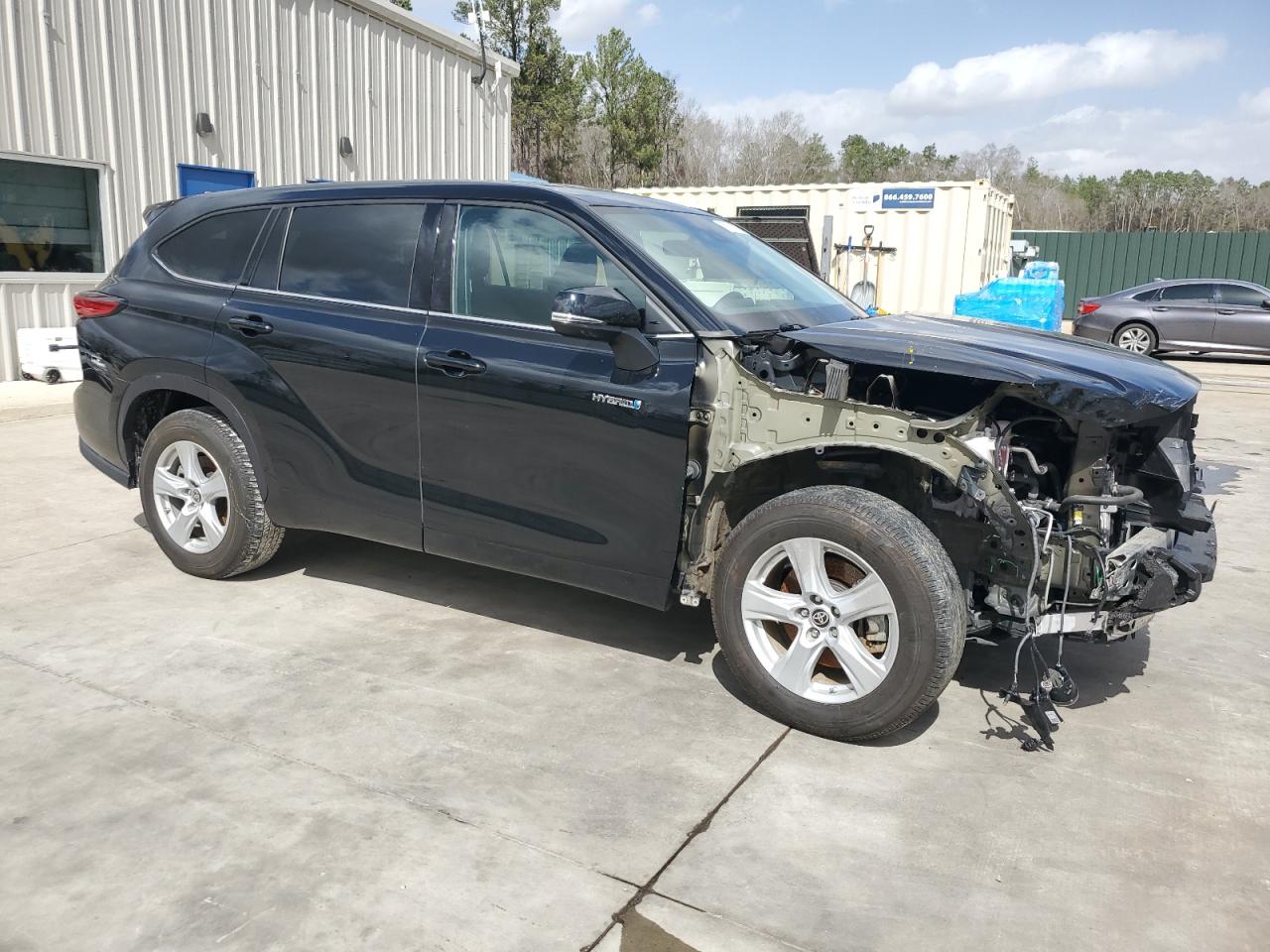 2021 Toyota Highlander VIN 5TDZARAH6MS506805 Copart auction photo, front end damage thumbnail 4