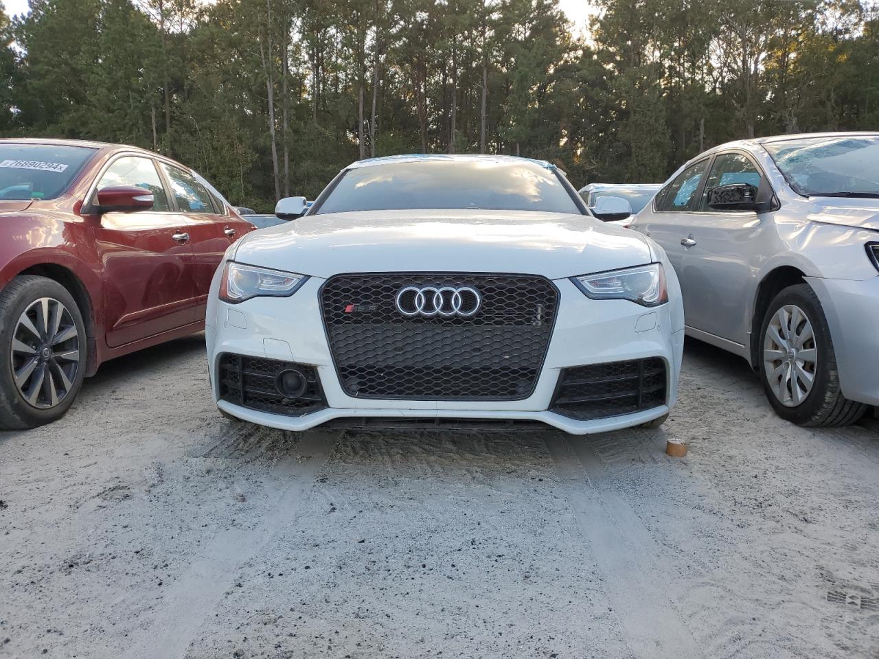 2013 Audi RS5 VIN WUAC6AFR3DA902135 Copart auction photo, top/roof damage thumbnail 5