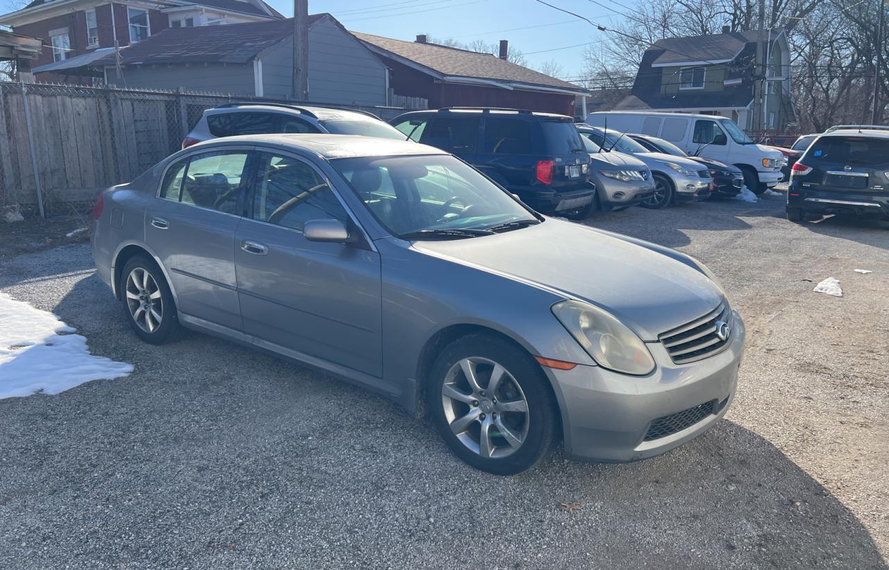2005 Infiniti G VIN JNKCV51F95M315098