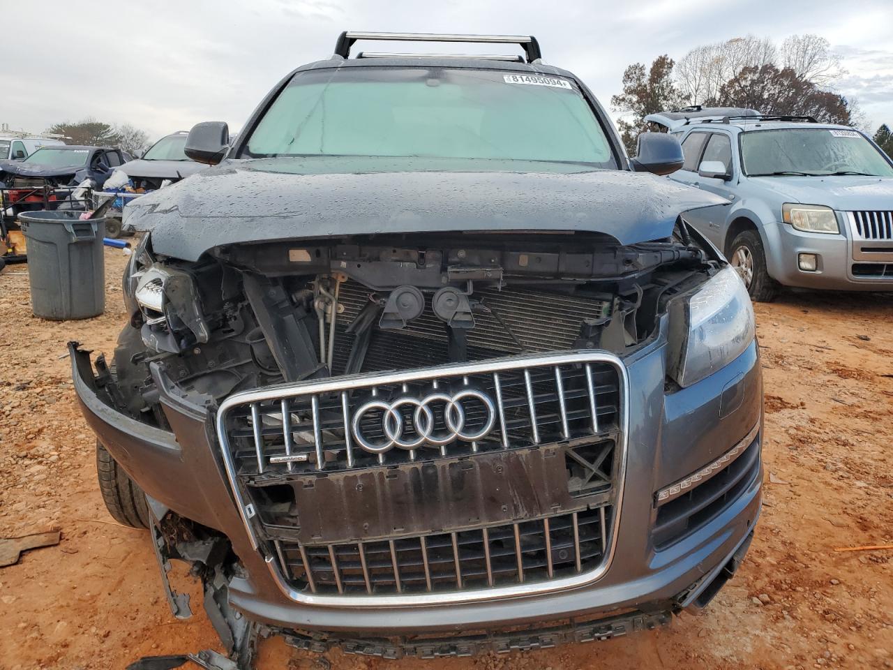 2015 Audi Q7 VIN WA1LGAFEXFD003582 Copart auction photo, front end / rear end damage thumbnail 5